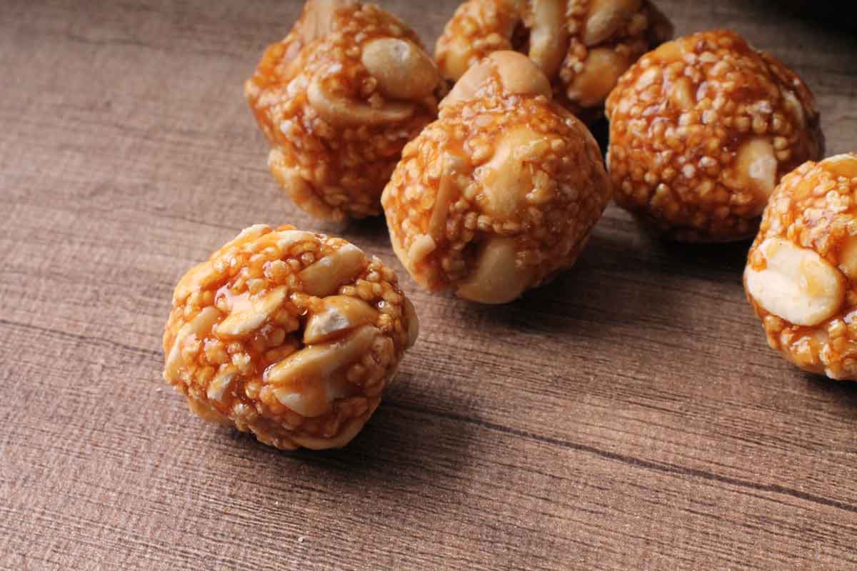 Rajgira Peanut Laddu 200 Gm - Image 2