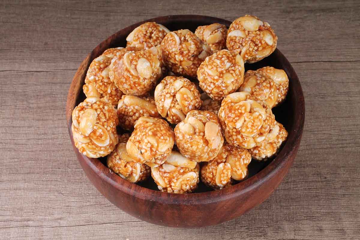 Rajgira Peanut Laddu 200 Gm - Image 3