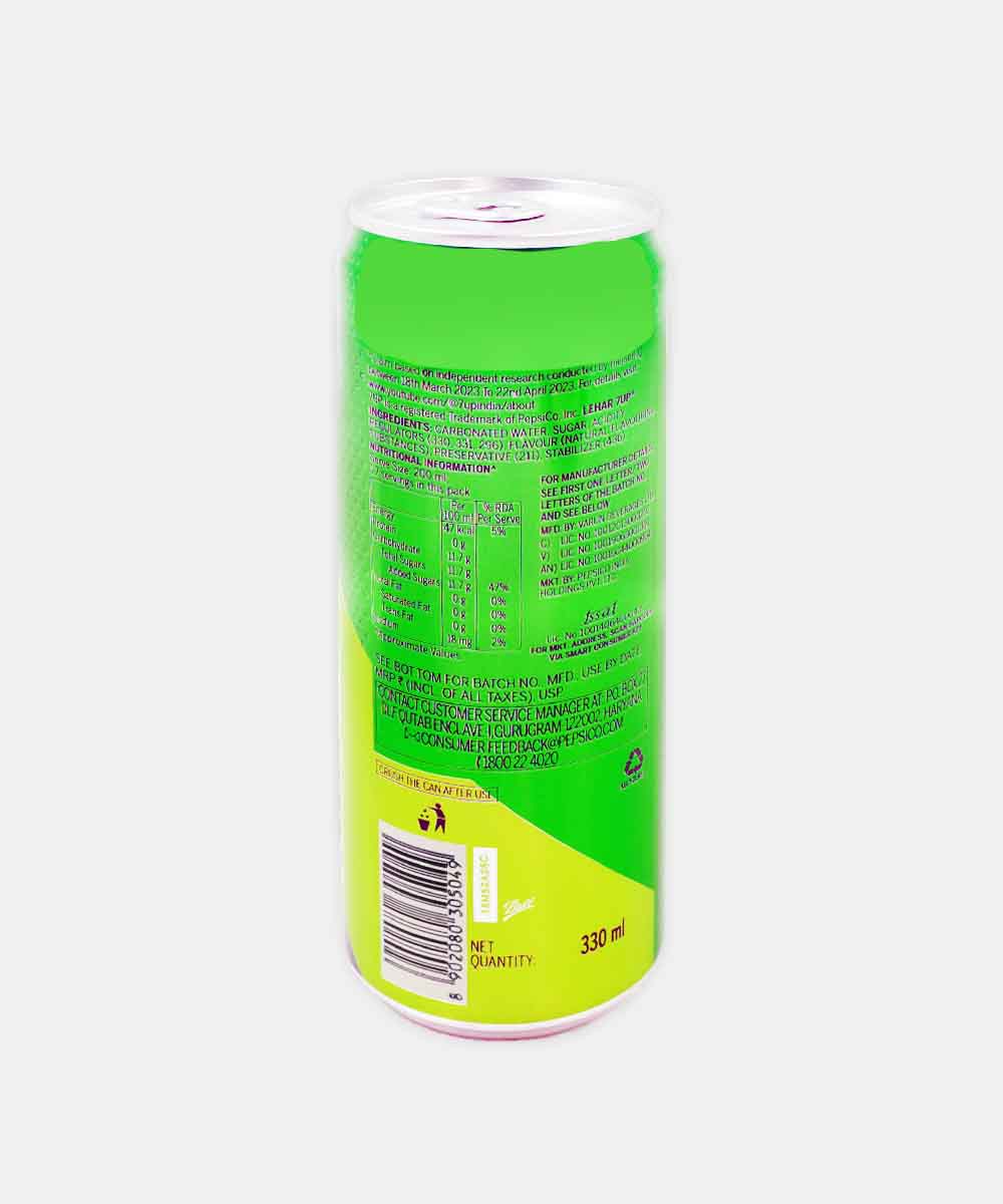 7 Up Lemon Flavour 330 Ml - Image 2