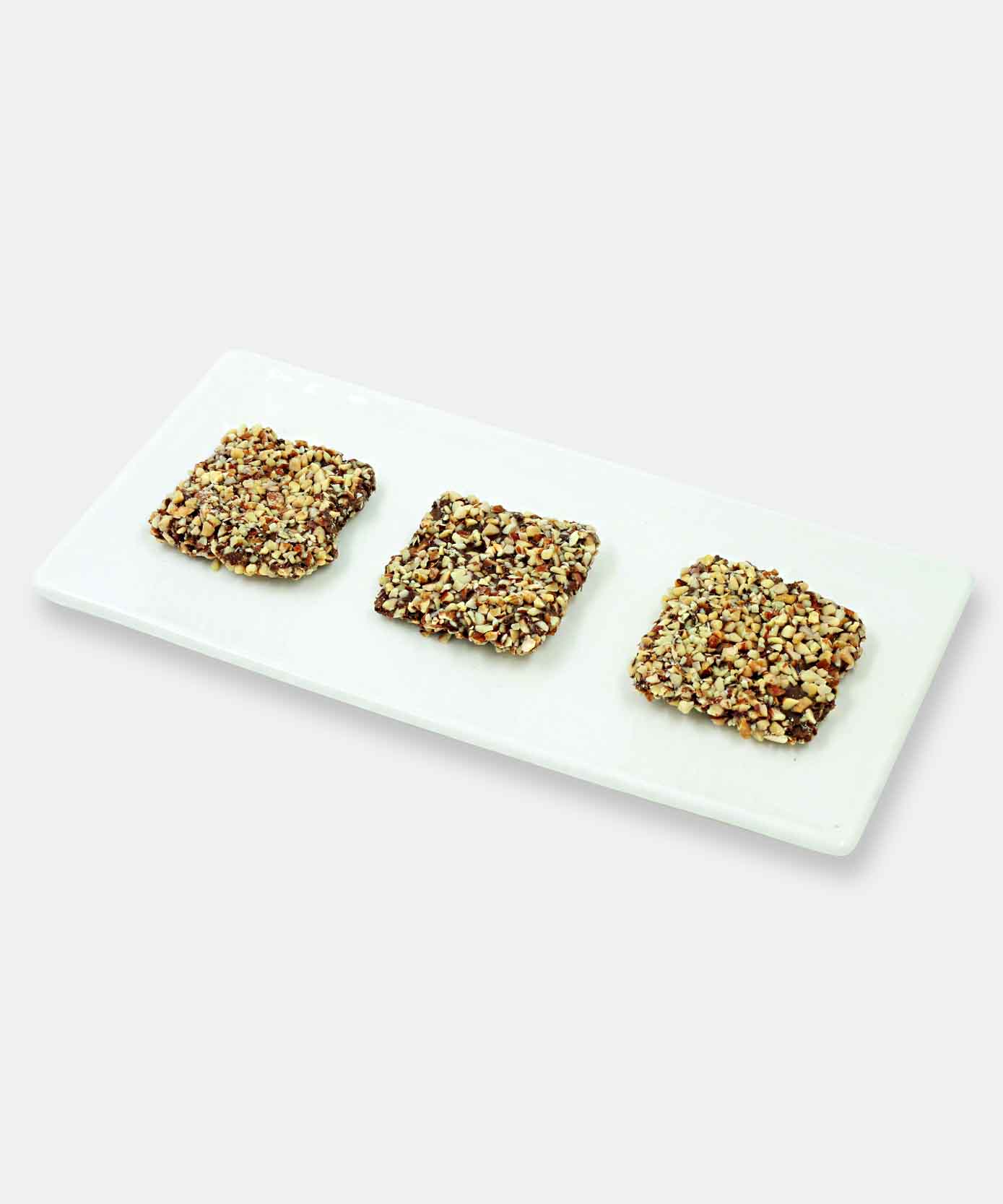 Almond Praline Caramel 250 Gm In Dark Chocolate Sweet