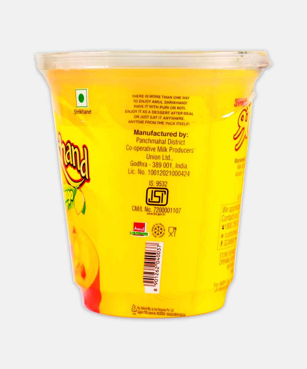 Amul Shrikhand Mango 500 Gm - Image 2