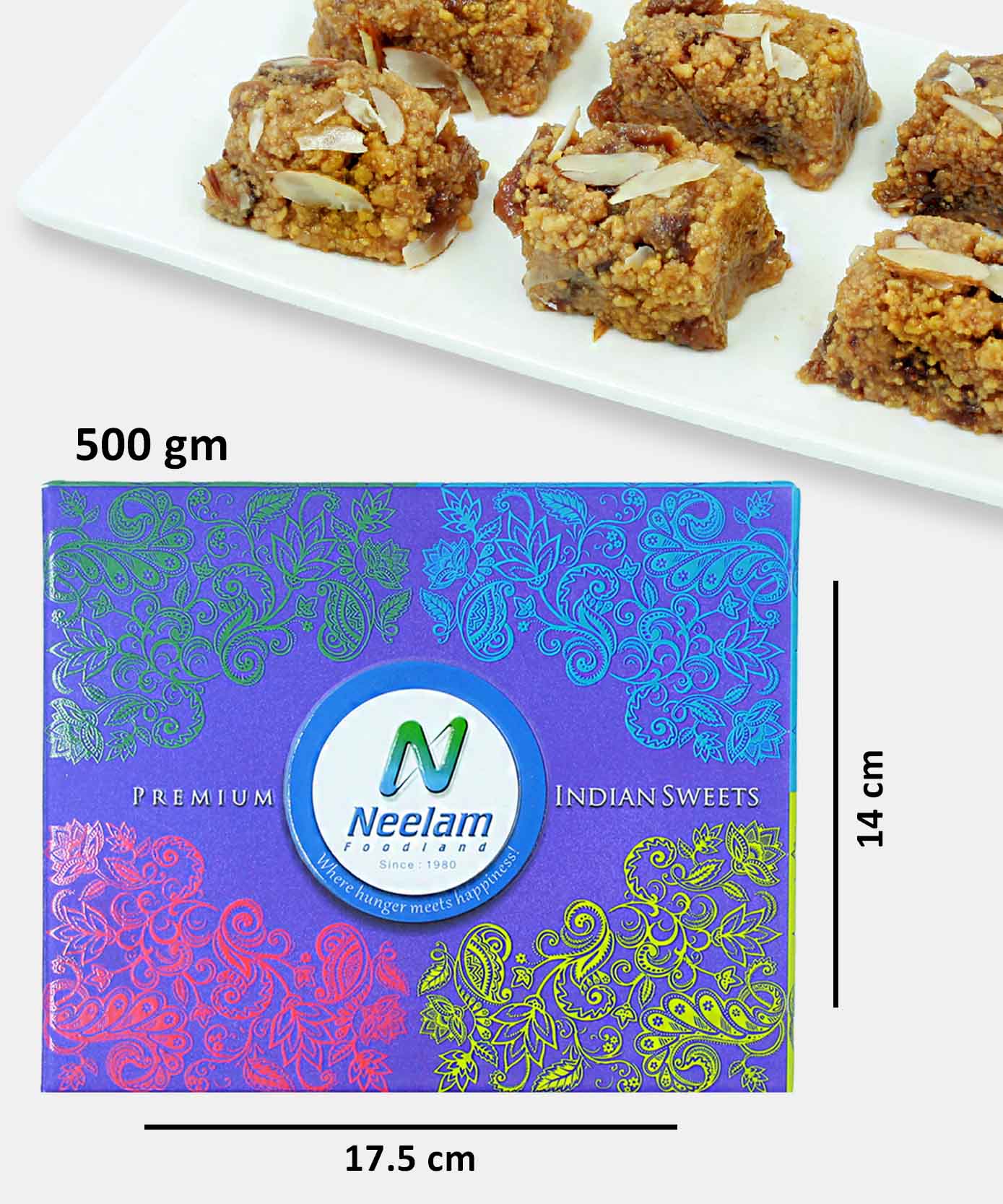 Anjeer Barfi Sweet 500 Gm - Image 3