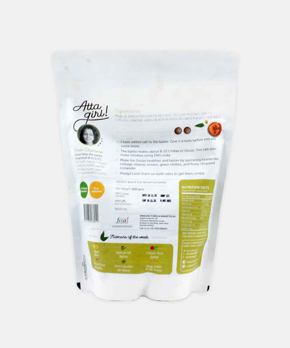 Attagirl Pessarattu Batter 800 Gm - Image 2