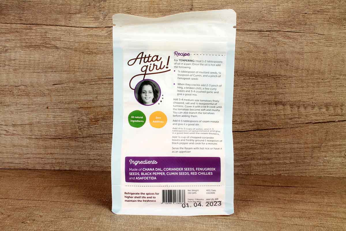 Attagirl Rasam Powder 150 Gm - Image 2
