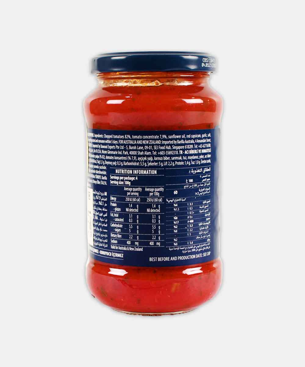 Barilla Arrabbiata With Chilli Peppers Sauce 400 Gm - Image 2