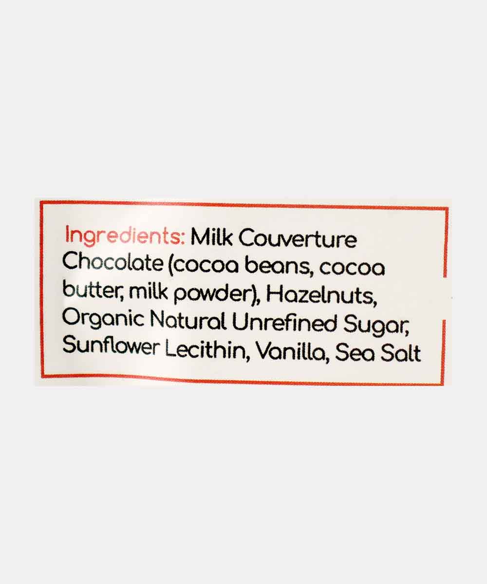 Bean To Bark Milk Chocolate Hazelnut Swirl Gluten Free 100 Gm - Image 4