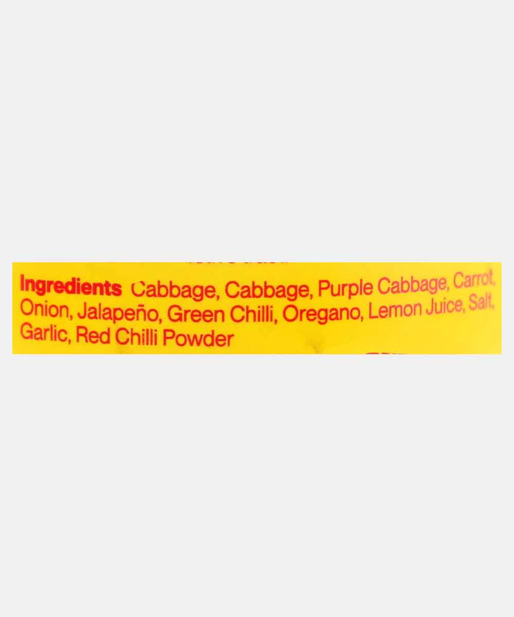 Bombucha Curtido Lightly Fermented Salvadoran Cabbage Slaw 450 Gm - Image 4