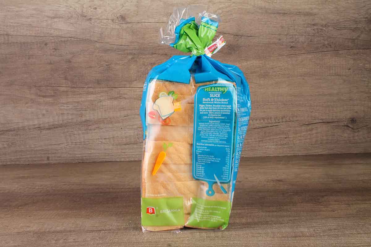 Britannia Healthy Slice White Bread 450 Gm - Image 2