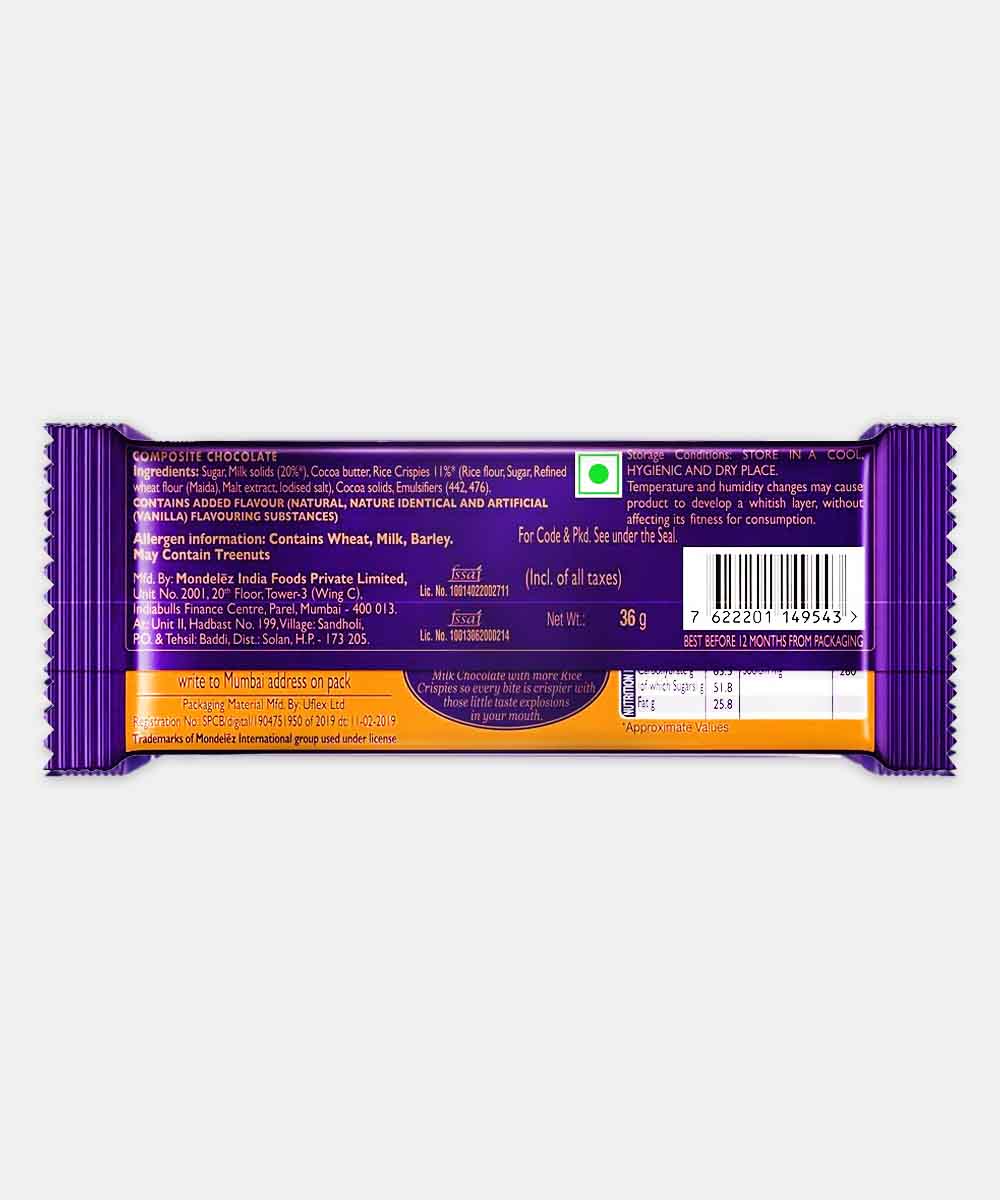 Cadbury Dairy Milk Crackle Chocolate 36 Gm - Image 2