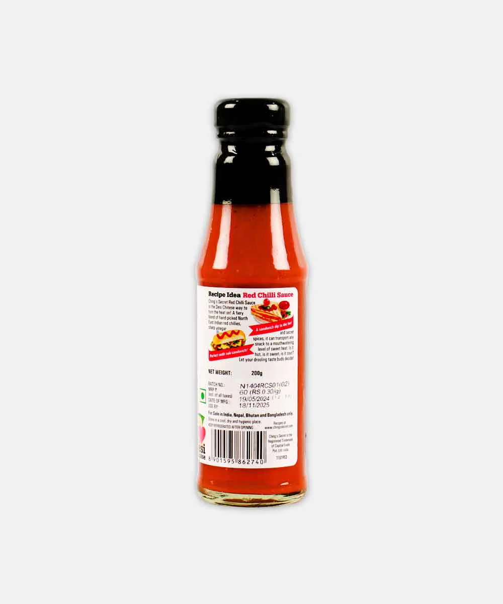 Chings Red Chilli Sauce 200 Gm - Image 2