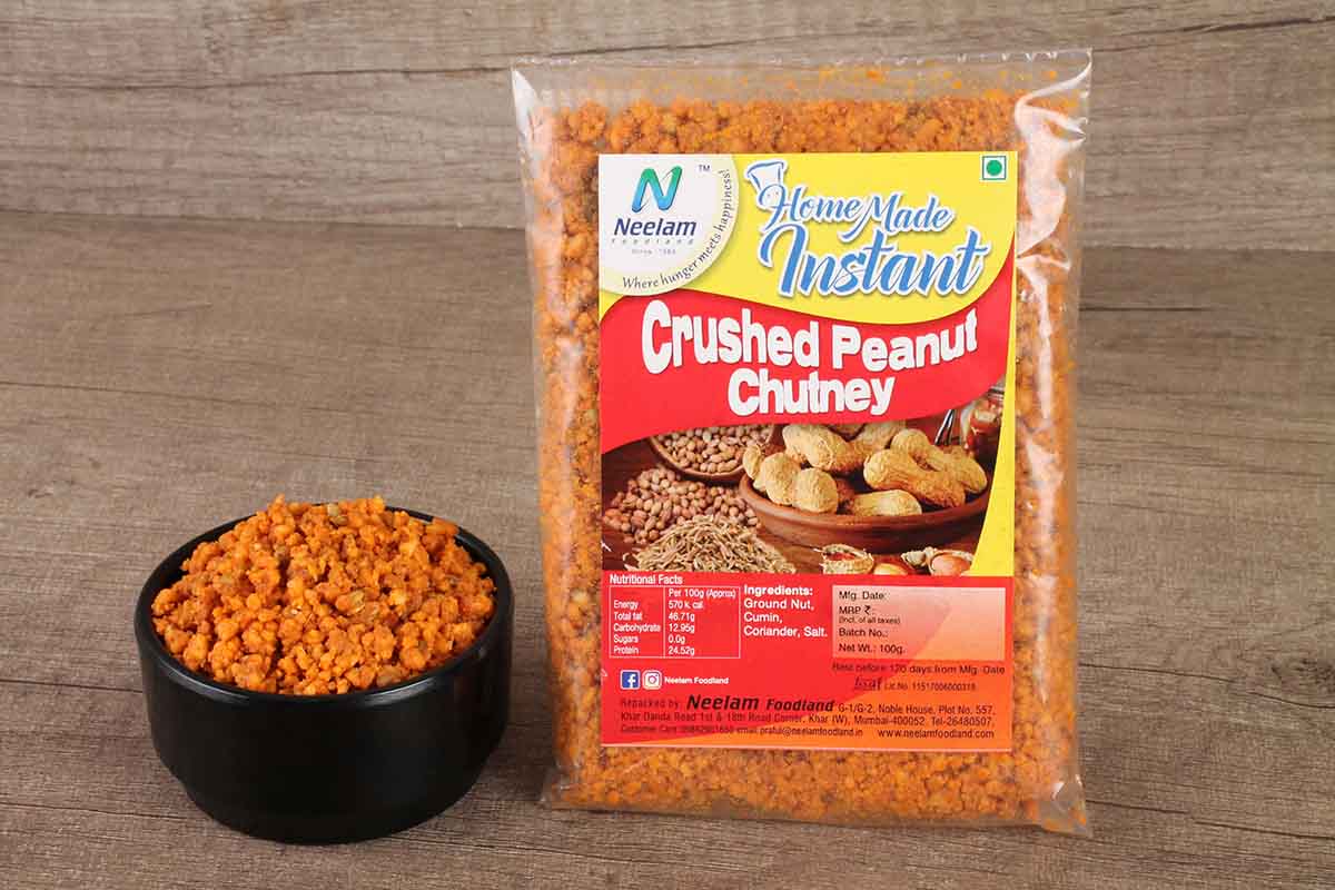 Crushed Peanut Chutney 100 Gm