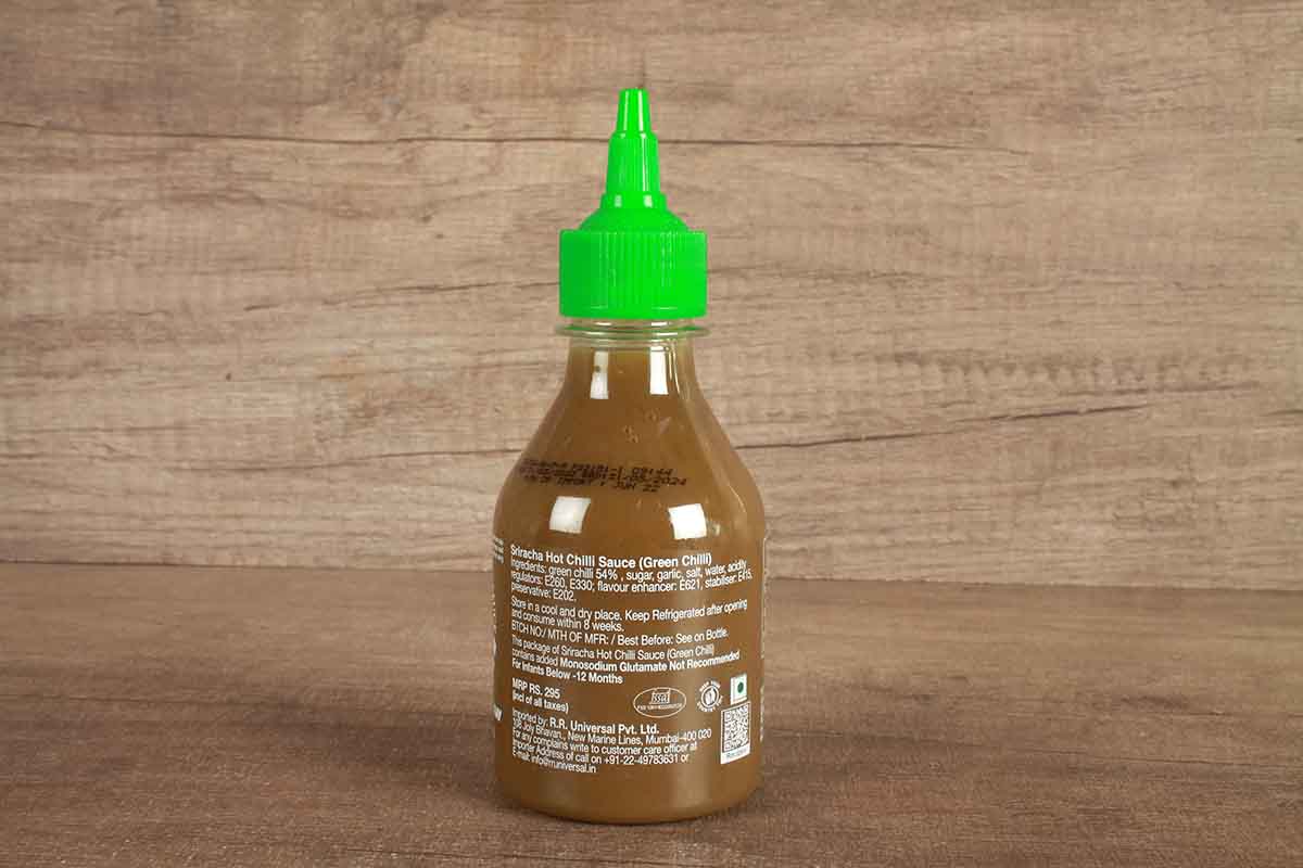 Flying Goose Sriracha Hot Chilli Green Sauce 200 Ml - Image 2
