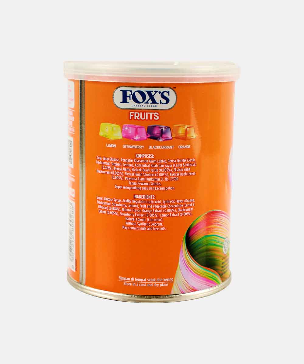 Foxs Fruits Flavored Candy 180 Gm - Image 2
