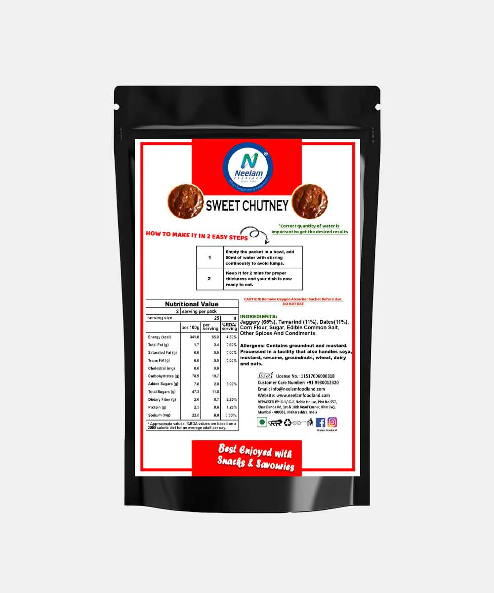 Freeze Dried Sweet Chutney 100 Gm - Image 2