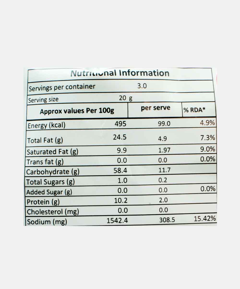 Ganesh Papad Yuvan Quinoa Paprika Crisps 60 Gm - Image 3
