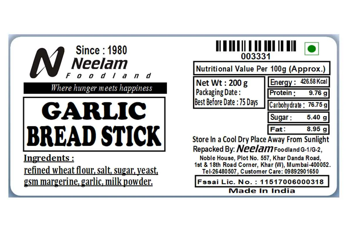Garlic Bread Stick 200 Gm - Image 4