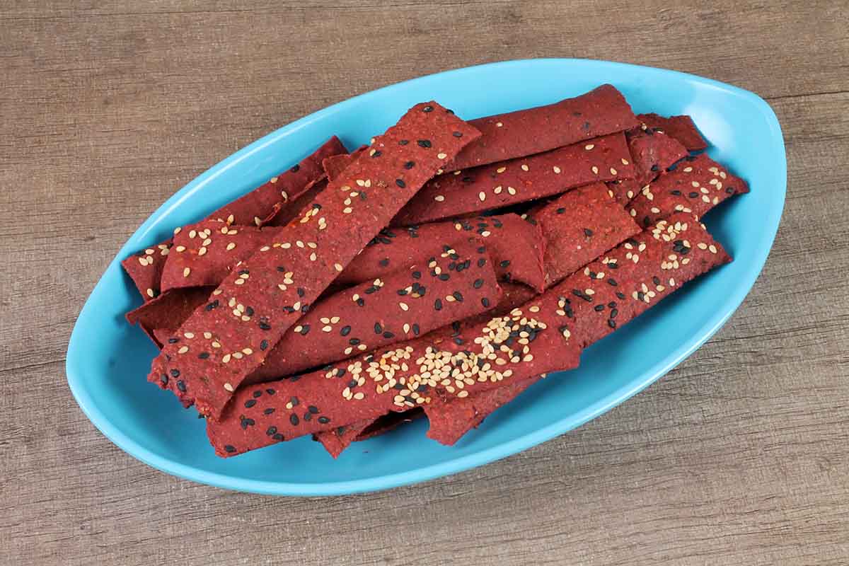 Gluten Free Beetroot Lavash 200 Gm - Image 3