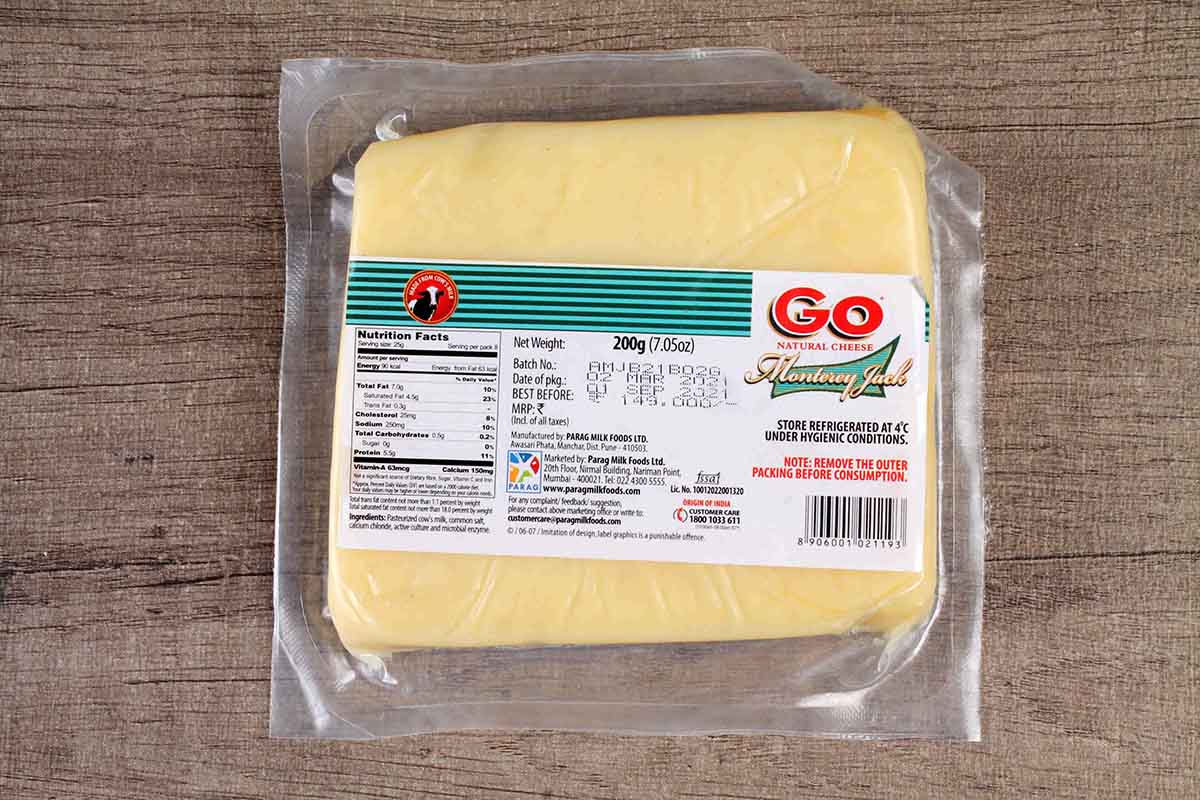Go Cheese Monterey Jack 200 Gm - Image 2