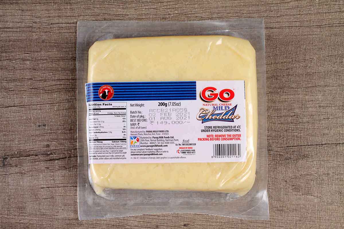 Go Natural Cheese Mild Chedder 200 Gm - Image 2