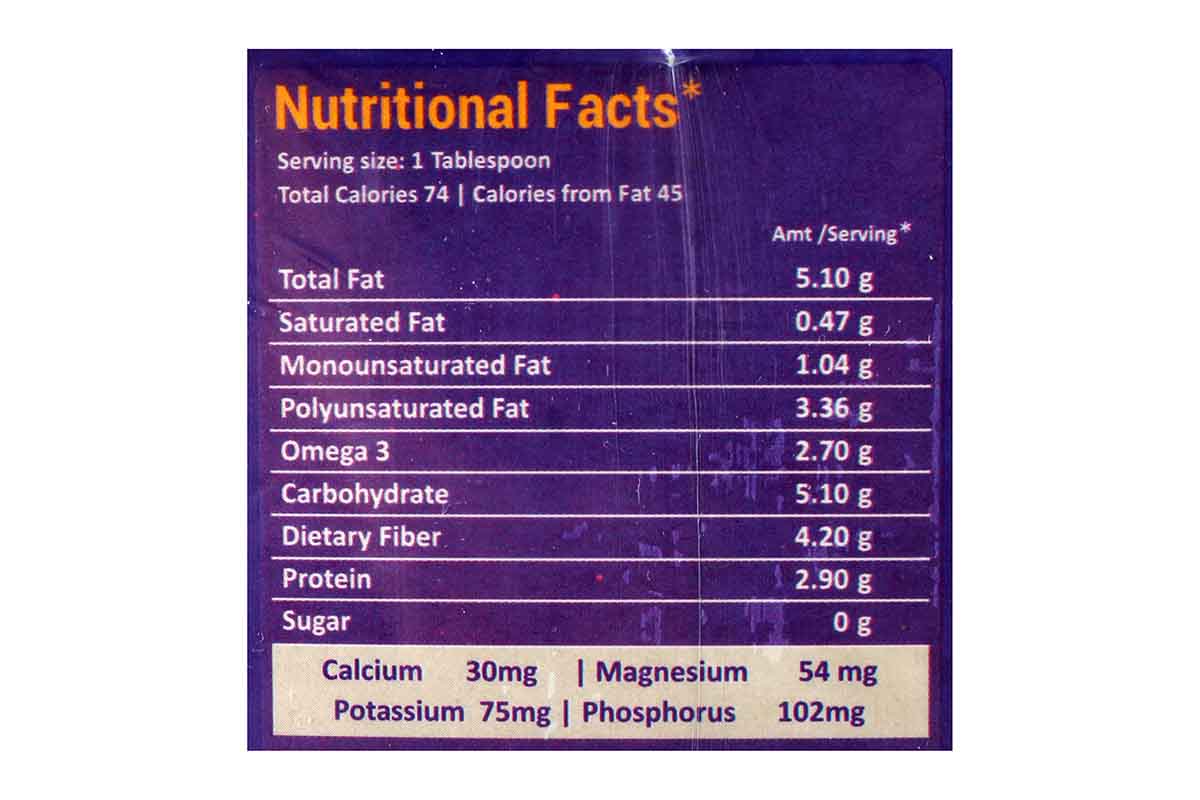 Health Cold Milled Flaxseed Powder 150 Gm 10 Pc - Image 3