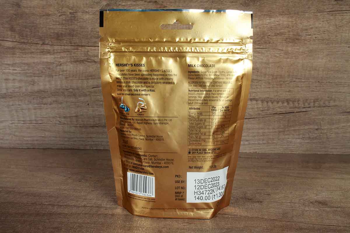 Hersheys Milk Kisses Chocolate 108 Gm - Image 2
