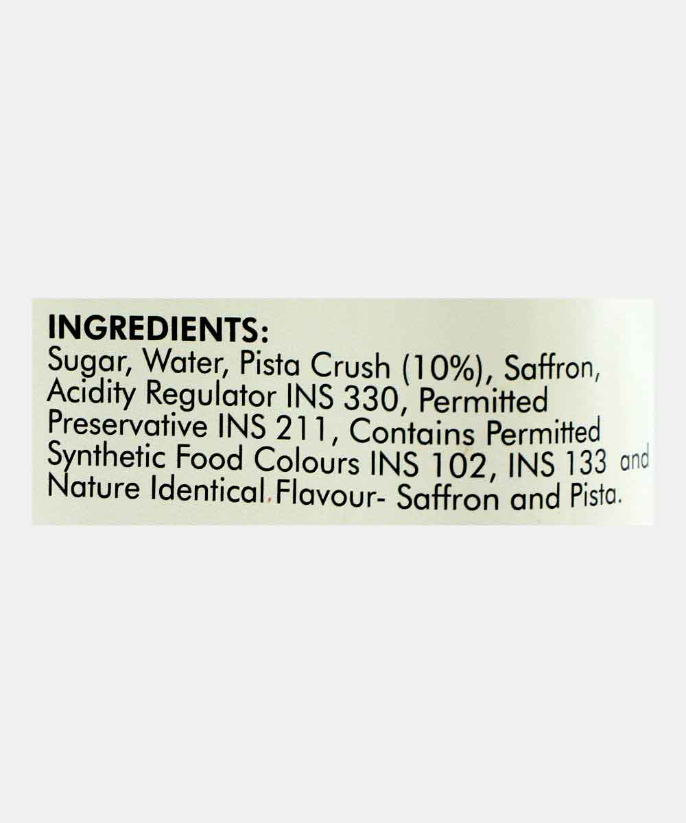 Home Made Kesar Pista Syrup 750 Ml - Image 4