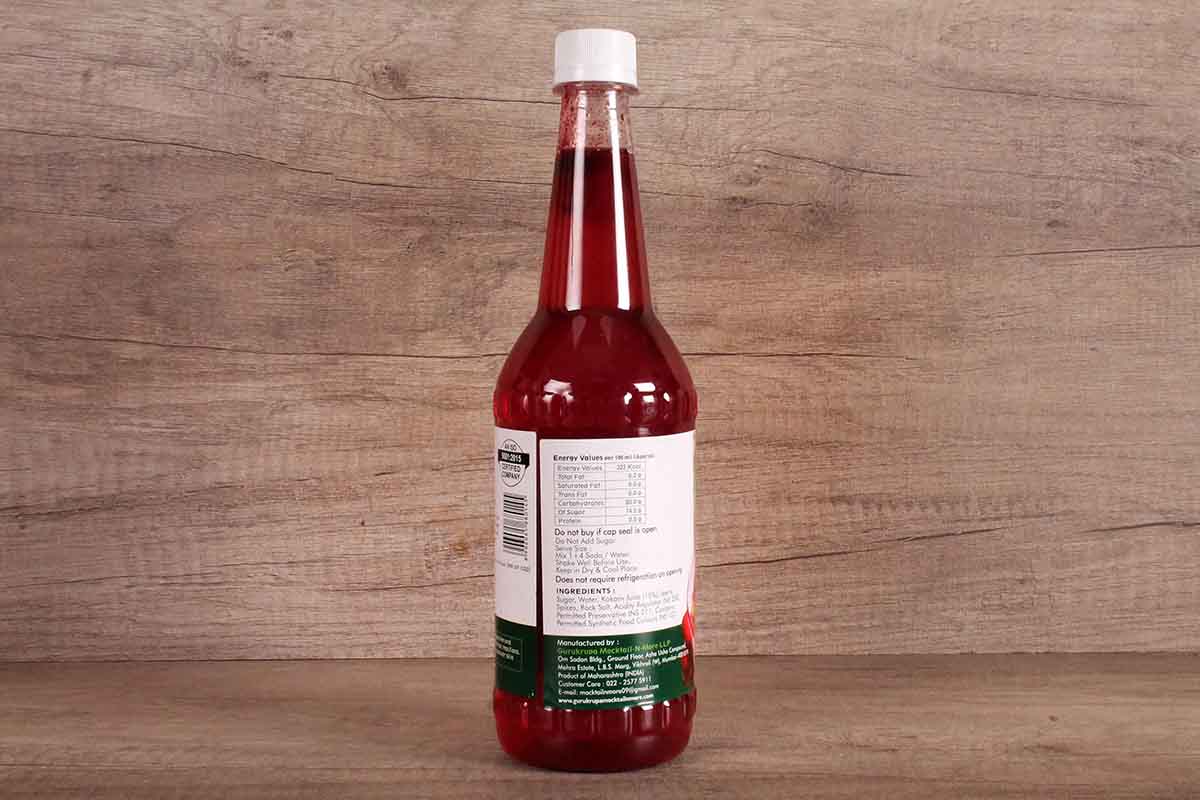 Home Made Kokam Sharbat Squash 750 Ml - Image 2