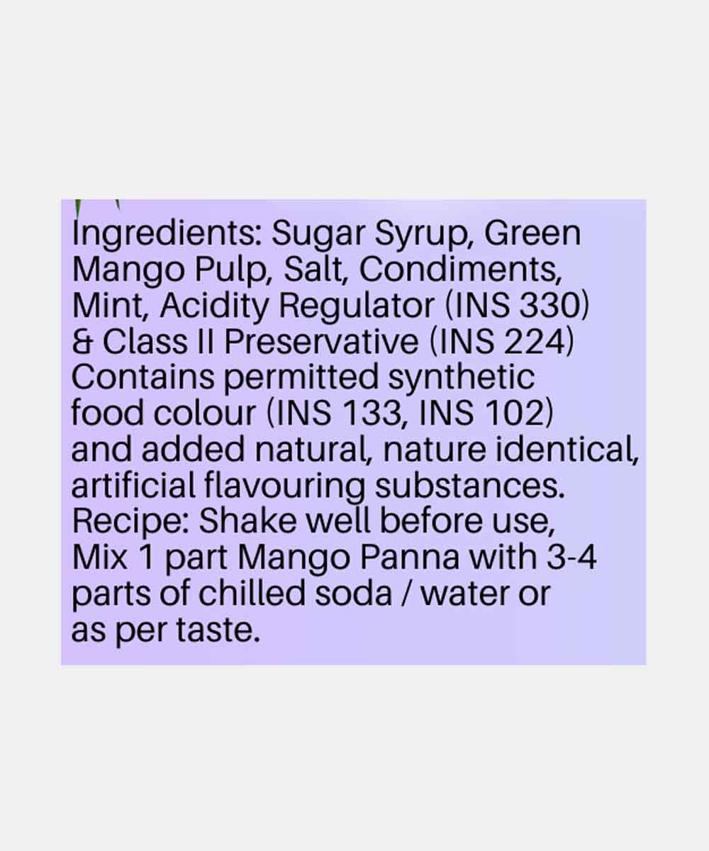 Home Made Mango Panna Squash 750 Ml - Image 4