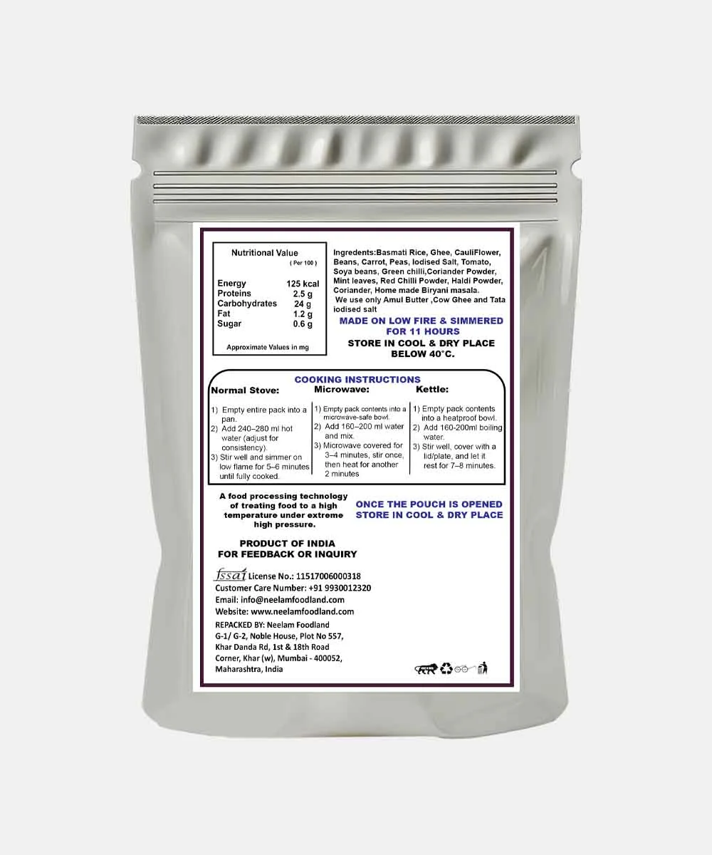 Jain Koyla Biryani 70 Gm - Image 2