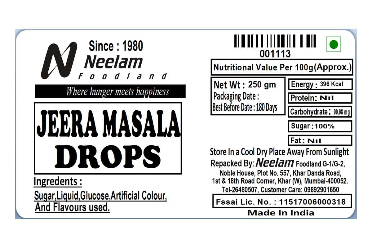 Jeera Masala Drops 250 Gm - Image 4