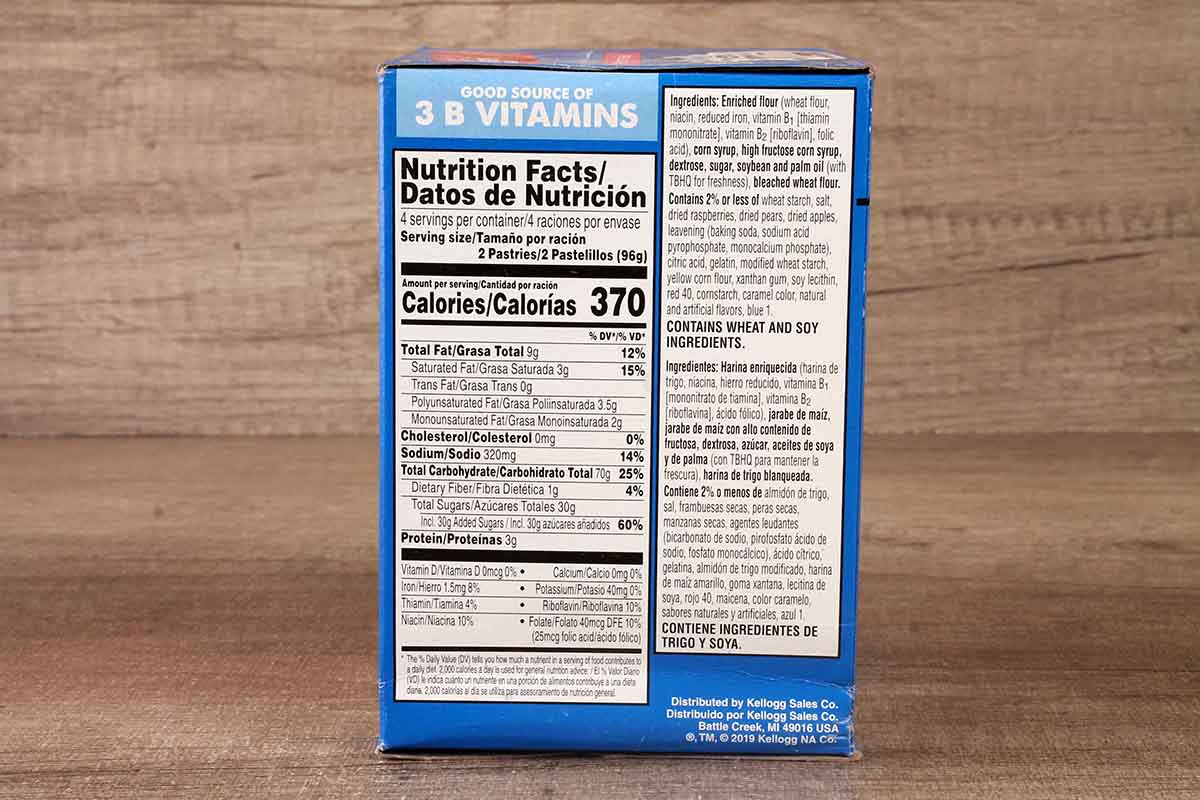 Kelloggs Poptarts Frosted Raspberry 384 Gm - Image 2