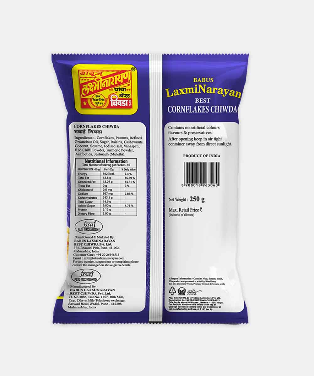 Laxmi Narayan Cornflakes Chivda 250 Gm - Image 2