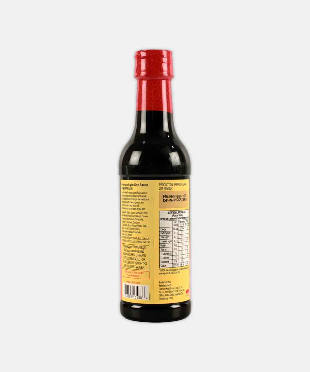 Lee Kum Kee Premium Light Soy Sauce 500 Ml 600 Gm - Image 2