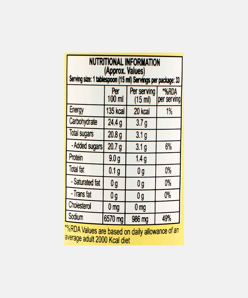 Lee Kum Kee Premium Light Soy Sauce 500 Ml 600 Gm - Image 3