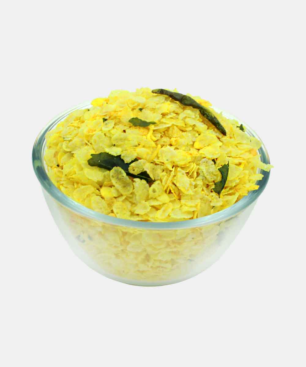 Less Oil Rice Flakes Yellow Chivda 200 Gm - Image 2