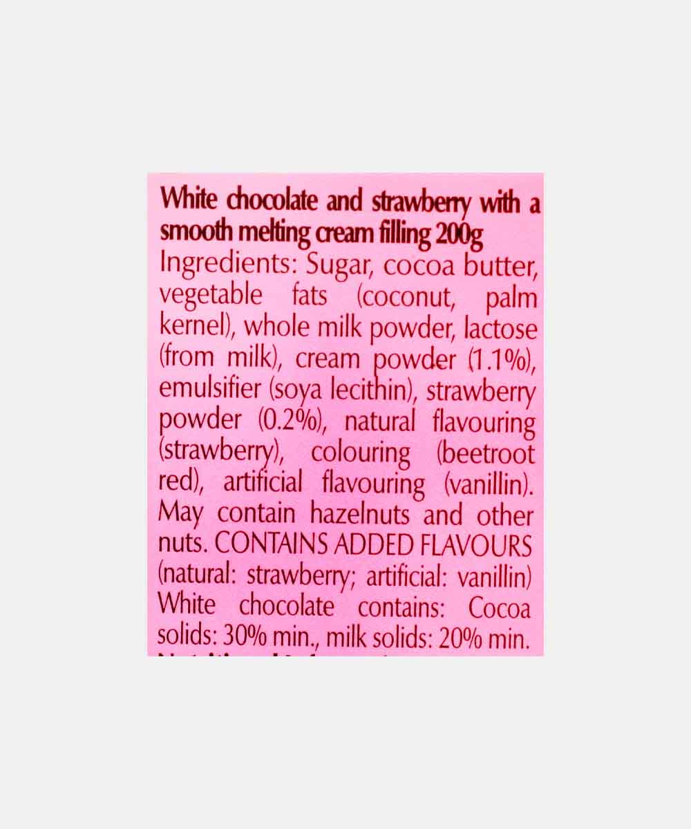 Lindt Lindor Strawberries & Cream Chocolate 200 Gm - Image 4