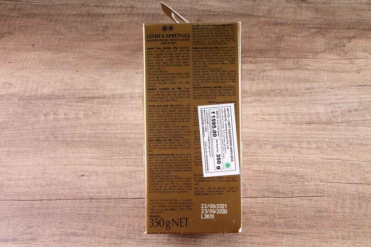 Lindt Swiss Premium Chocolate 350 Gm - Image 2
