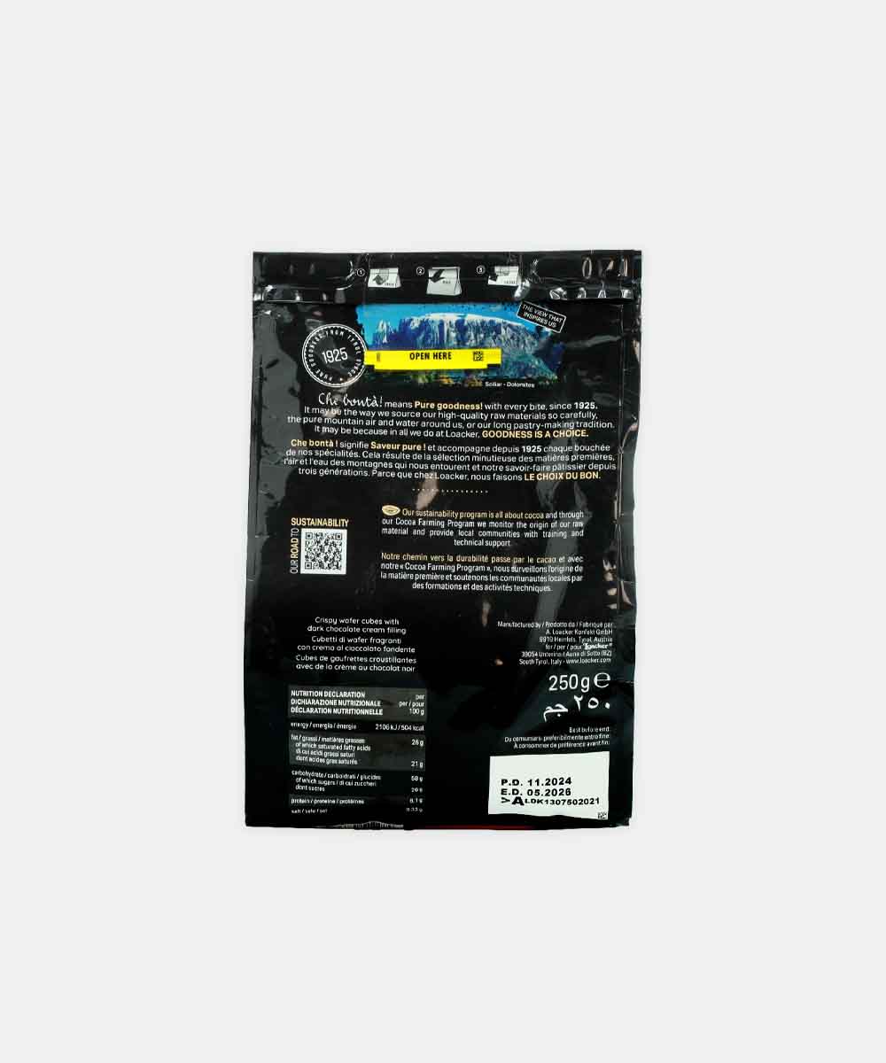 Loacker Dark Chocolate 250 Gm - Image 2
