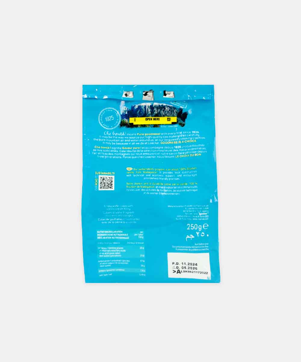 Loacker Vanilla Wafer Biscuit 250 Gm - Image 2