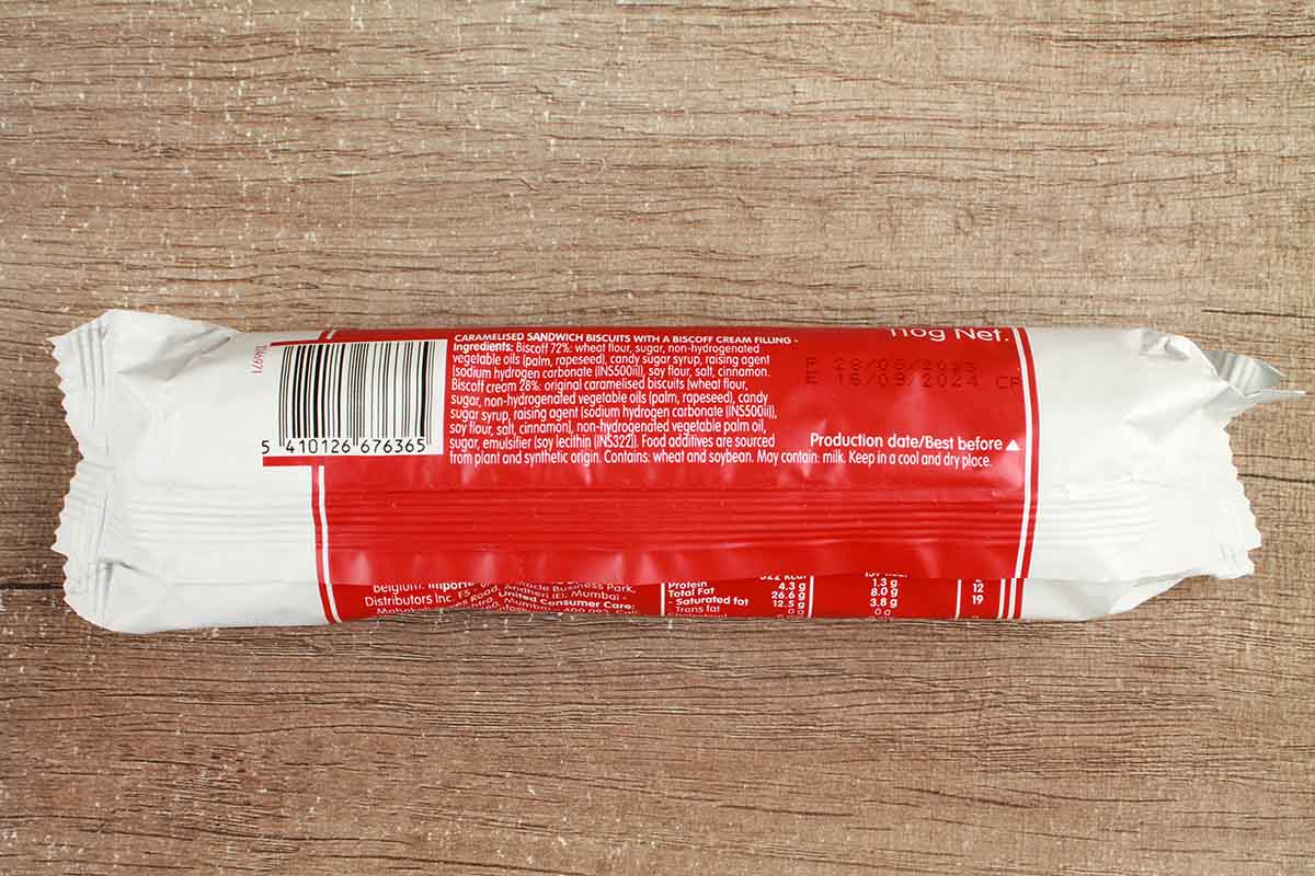 Lotus Biscoff Cream Biscuit 110 Gm - Image 2