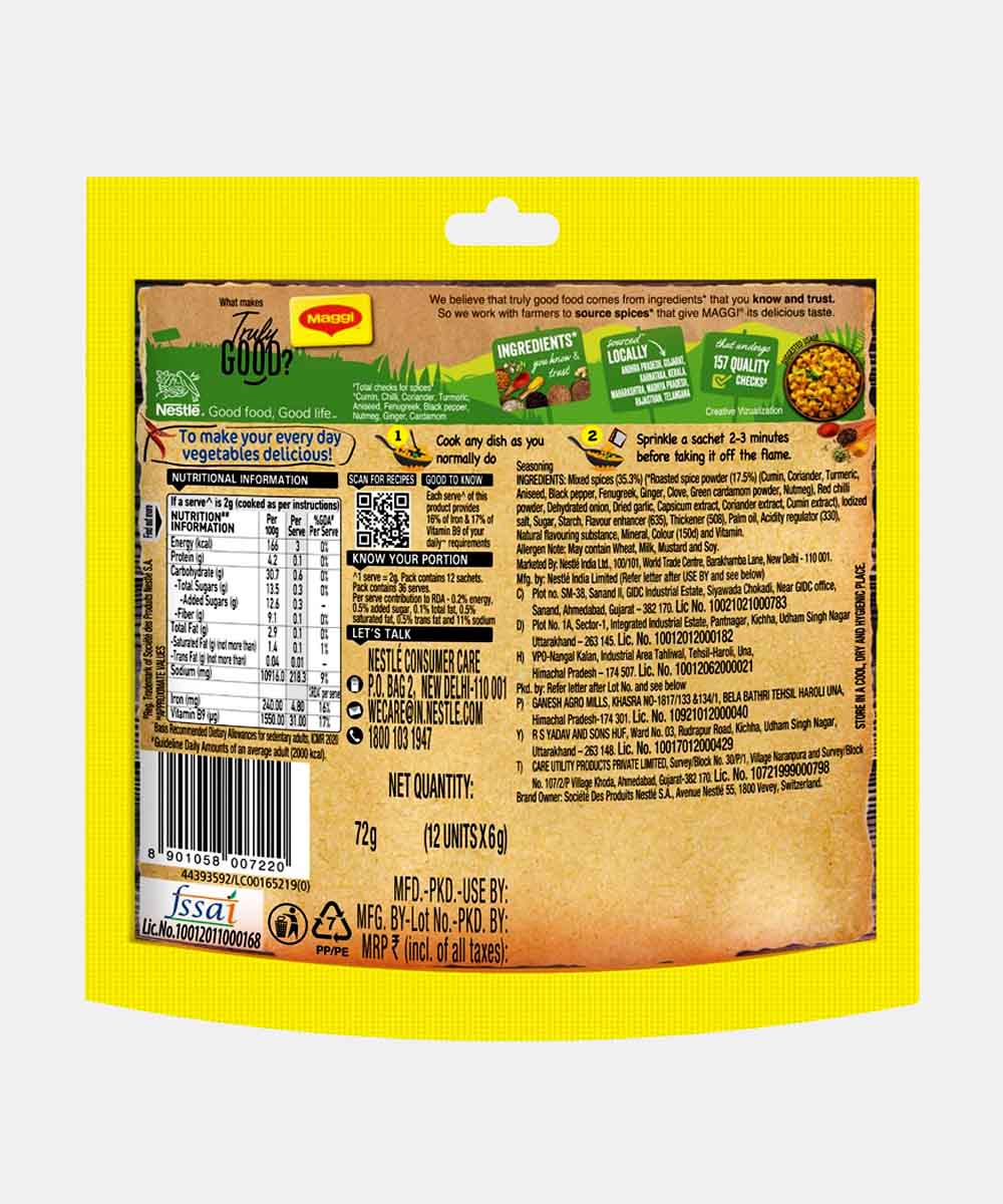 Maggi Masala A Magic 72 Gm - Image 2