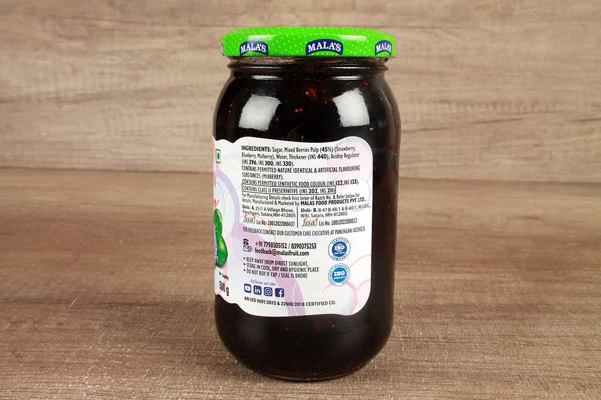 Malas Mixed Berry Jam 500 Gm - Image 2