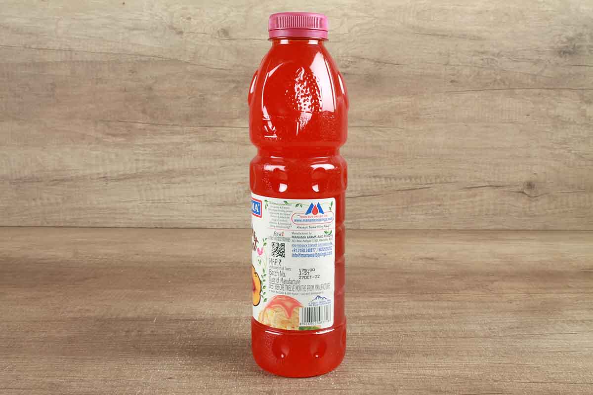 Manama Peach & Apricot Crush 750 Ml - Image 2