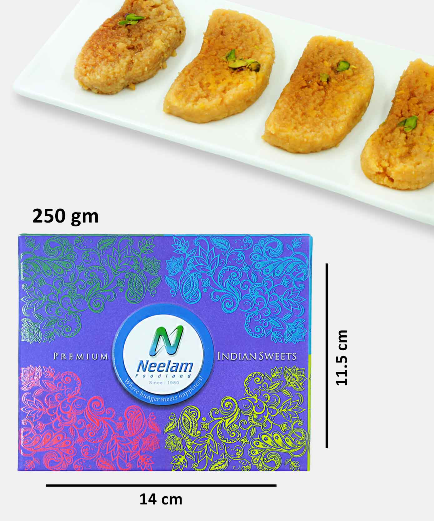 Milk Cake Sweet 250 Gm - Image 3
