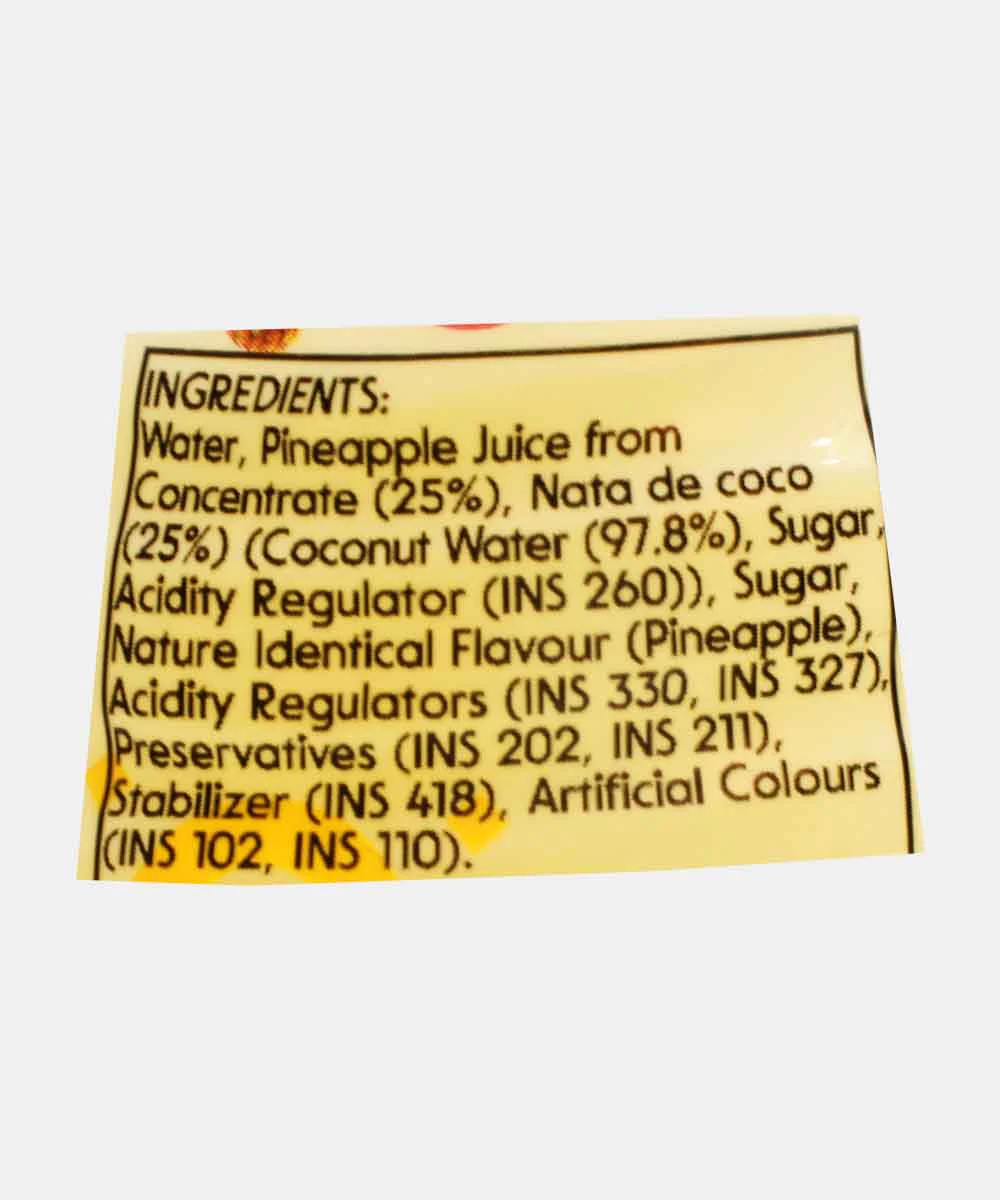 Mogu Mogu Pineapple Juice With 25% Nata De Coco 320 Ml - Image 4