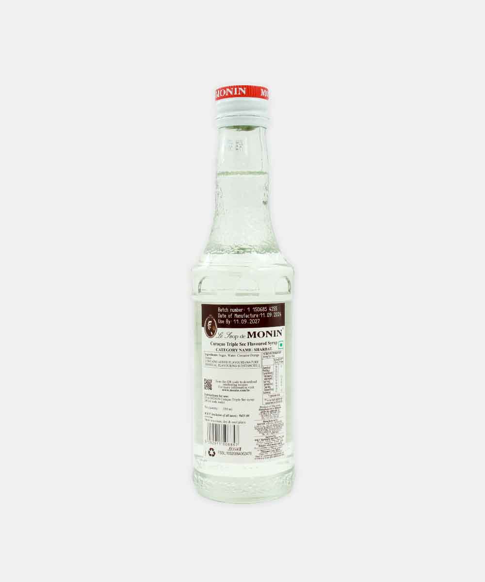 Monin Curacao Triple Sec 250 Ml - Image 2
