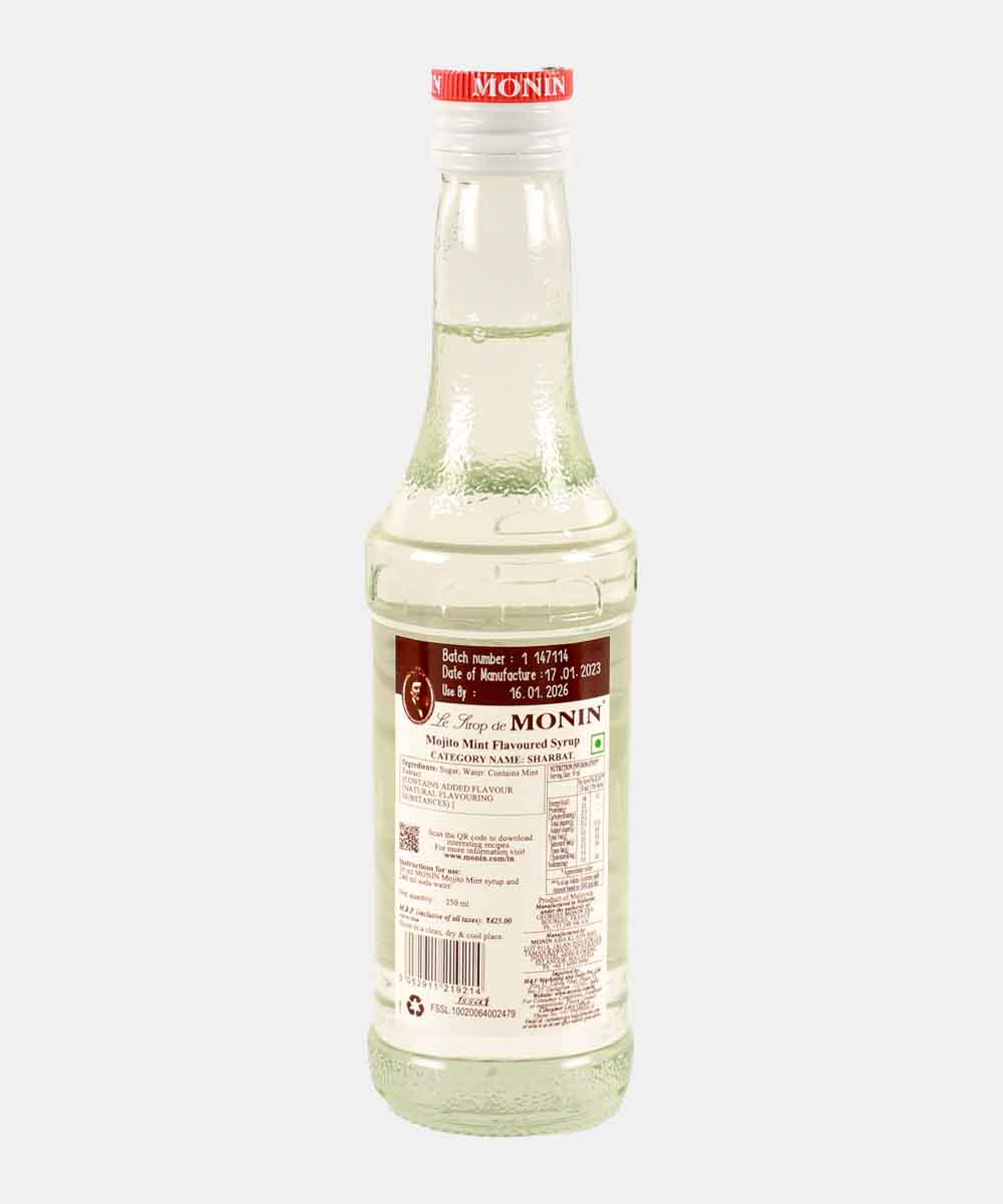 Monin Mojito Mint Syrup 250 Ml - Image 2