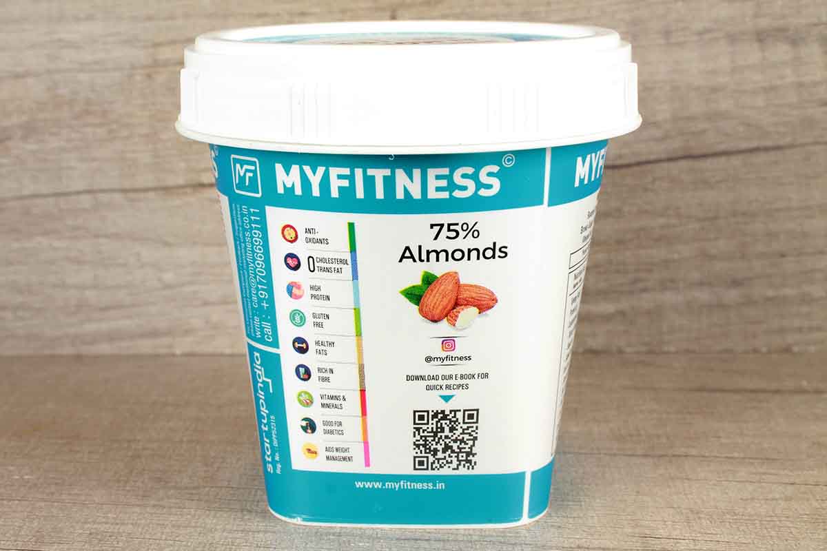 Myfitness Chocolate Almond Butter Smooth 227 Gm - Image 2