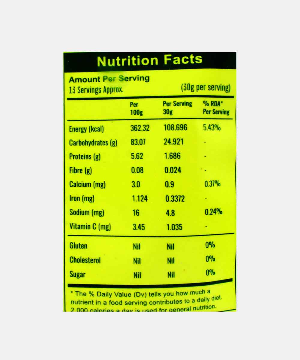 Mystique Kadhali Gluten Free Raw Banana Flour 400 Gm - Image 3