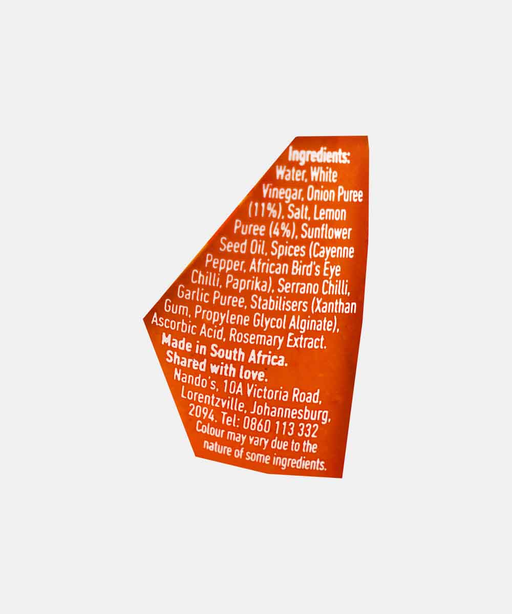 Nandos Peri Peri Sauce Medium 250G - Image 4